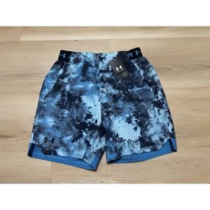NEW Mens Under Armour Vanish Woven 6" UA Shorts Blue Unlined Size Small Fitted